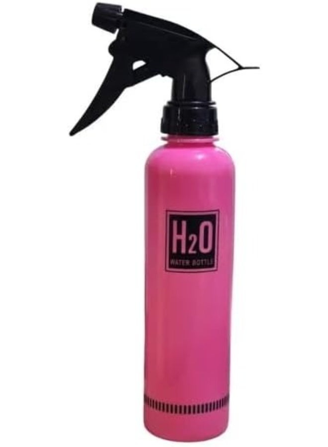 زجاجة رذاذ ماء ناعمة سعة 500 مل - بخاخ ماء فارغ متعدد الأغراض للشعر المجعد، وتصفيف الشعر، والاستخدام في الصالونات ومحلات الحلاقة، والعناية بالنباتات، والتنظيف اليومي - وردي - Image 1